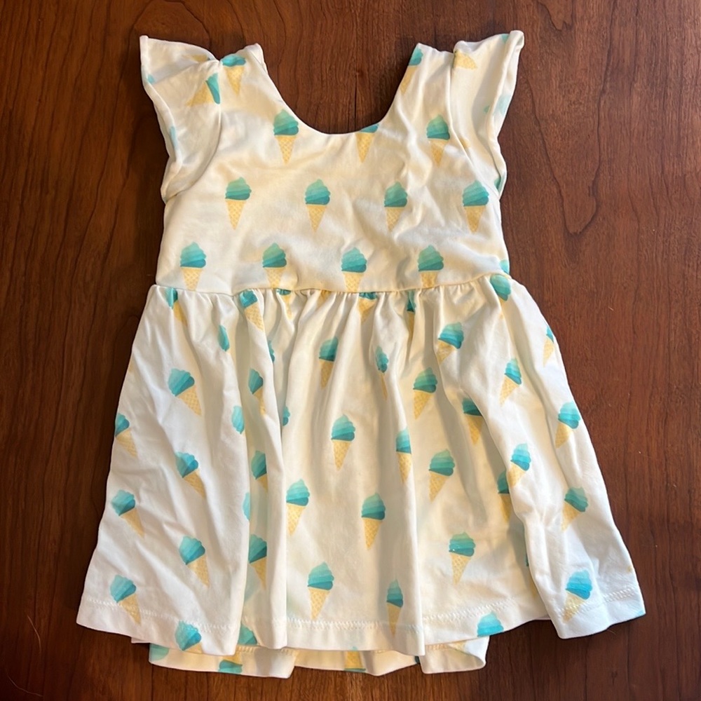 Monica + Andy sleeveless dress ice cream print